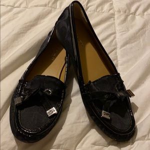 Women’s shoes Coach black “Frida“ Loafers